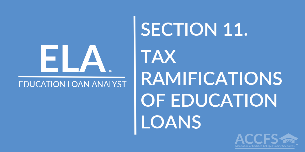 Tax Ramifications Of Education Loans