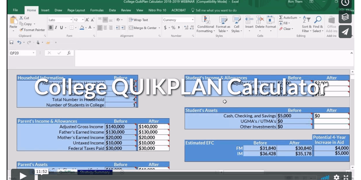 Convert Prospects Into Clients Using The College Quikplan Calculator - A “Here’s What I Can Do For You” Analysis Tool